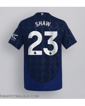 Manchester United Luke Shaw #23 Tricou Fotbal Replică 2024-25 Barbati Deplasare